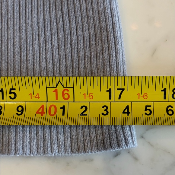 EUC TITLE NINE Full Zip Mid Weight Cotton/Wool Nordic Sweater Size M Gray/White - Picture 10 of 14